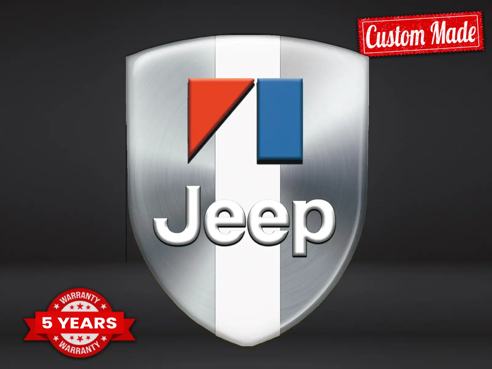 Jeep Adesivi Parabrezza Custom Max Resiliente Pro Stile
